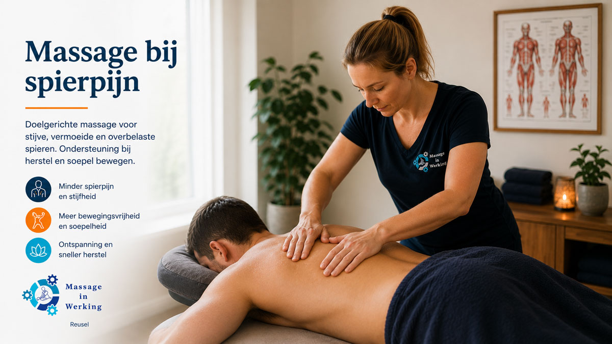 Massage bij spierpijn bij Massage in Werking in Reusel